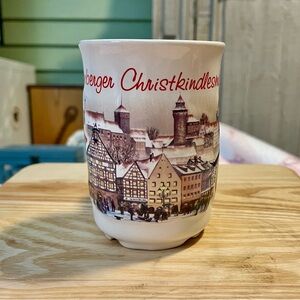 *EUC* 2009 Nurnberger Christkindlesmarkt Coffee/Tea Mug/Cup-Scenic Raised Design